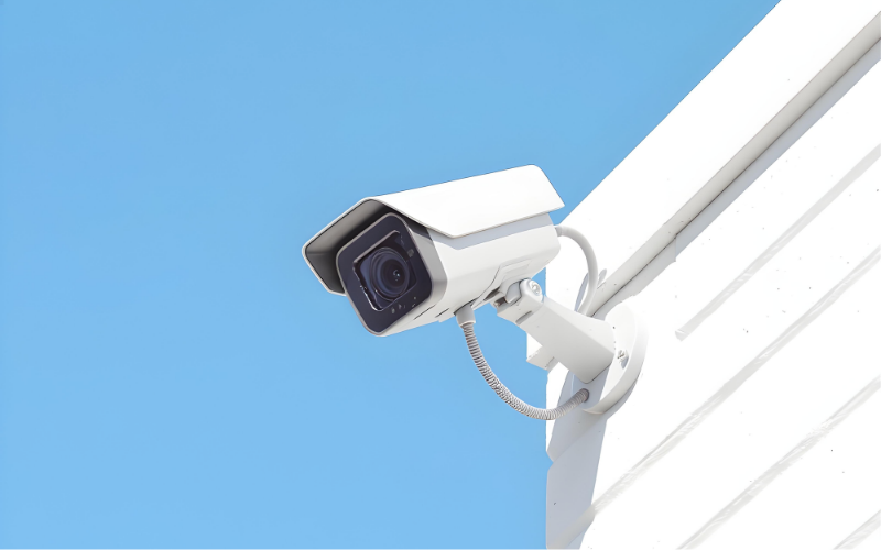 Security Camera on Building (1)