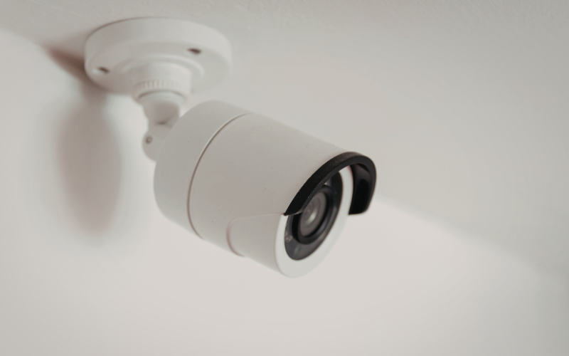 Security Camera on Wall (1)